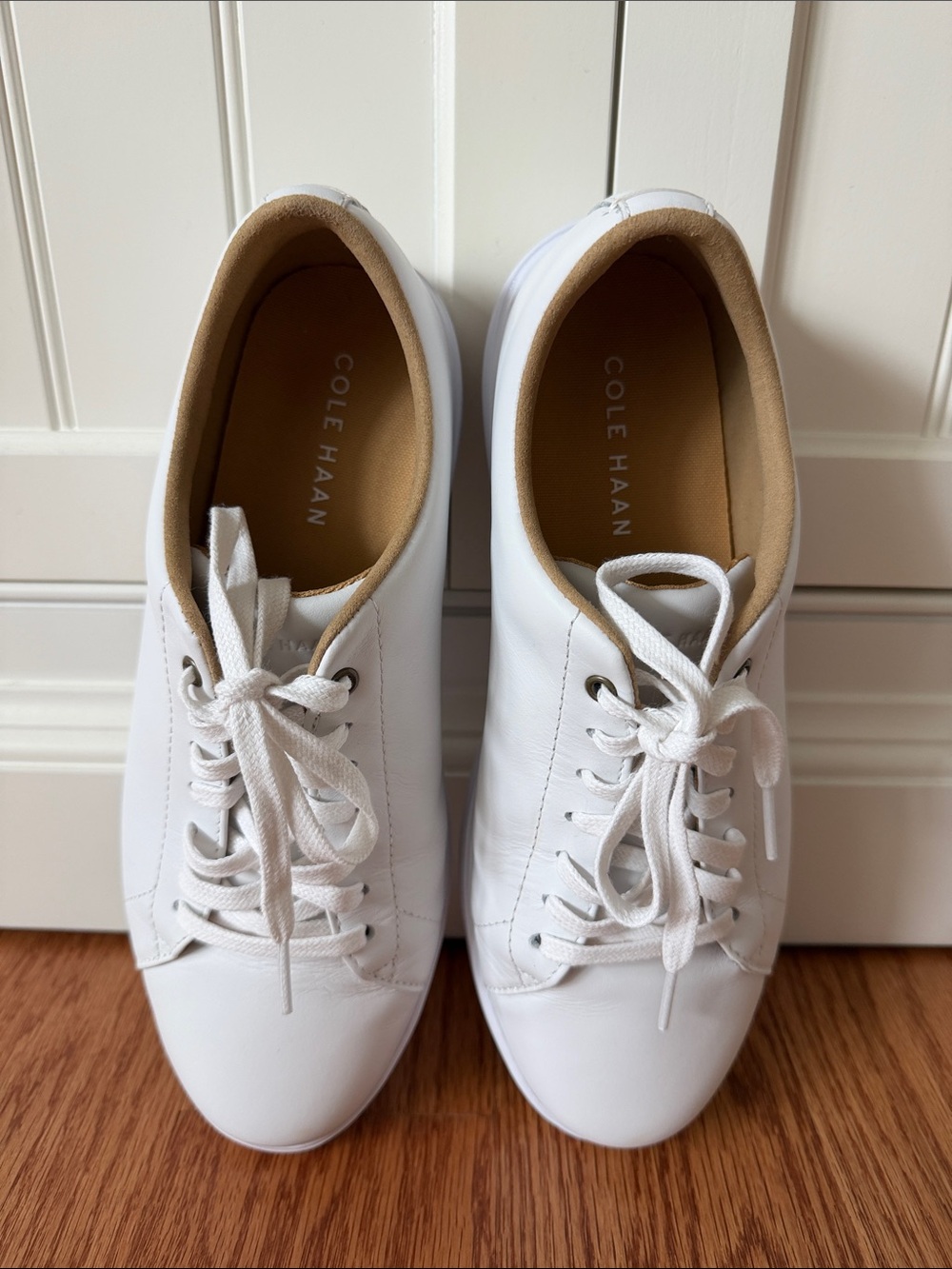 Cole Haan Grand OS Leather Women’s Sneakers - Picture 2 of 5